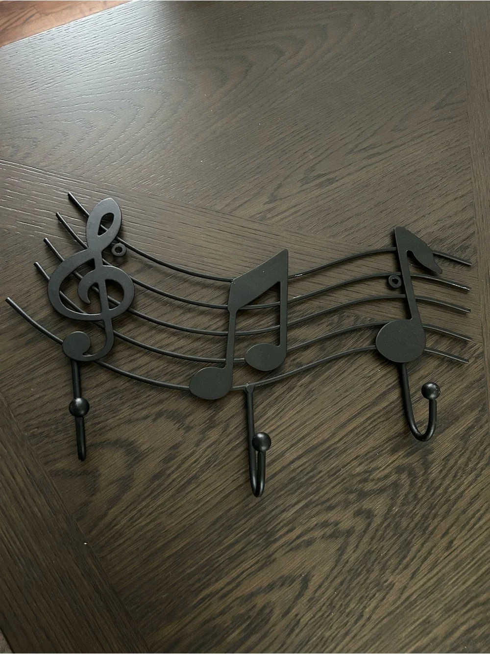 Metal Music Note Wall Hook